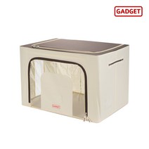 가제트 리빙박스 66L 이불 정리함 옷 보관함 수납함, 베이지 66L, 1개