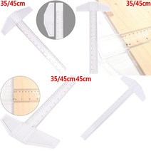 가라지팜 조립식 제도용 T자 35CM 제도용티자 건축자 제도용삼각자, 45cm