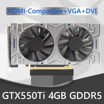 Computer Graphic Card GTX550Ti 128bit 2GB GDDR5 NVIDIA PCI-Express 2.0 HDMI-Compatible Gaming Video, 없음, 1-없음
