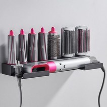 한수위 다이슨 에어랩 호환용 거치대 벽걸이, 블랙, 1개