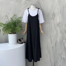 행복여[신상무배]사선 절개 리본 끈 와이드 점프 슈트