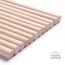유칼립투스 마크라메 목봉 나무봉 우드봉 재료 12 15 20mm (30cm 40cm), 12mm/40cm