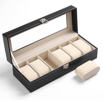 오브민 6구 에코가죽 시계보관함, 1개