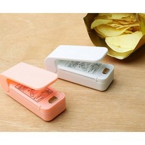 가정용 휴대용 미니 실링기 과자봉지 밀봉 비닐접착기 밀봉기 휴대용 미니 밀봉기 열선 수동 실링기 접착기 보관, 색상랜덤1P