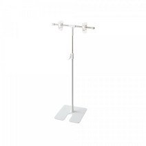 아트사인 T자걸이 스탠드 거치대 POP 안내문 가격표 행사 홍보 높이조절 메모꽂이, T자걸이(흰색) 소