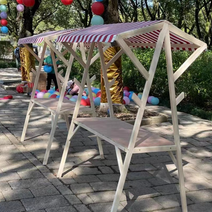 이동식 가판대 좌판대 접이식 부스 야시장 노점 행사, 상세이페이지 참고, 120x60x200 그린 화이트 접이식