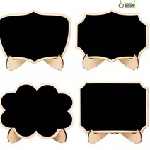 미니 칠판 블랙 보드 메시지 메모 손글씨 안내 명함 이름표 명판 쇼케이스 가격표 메뉴판 카페 인테리어 거실 계획표 워크아웃 유치원 어린이집 단어 놀이 영어 학원 말풍선, D 구름
