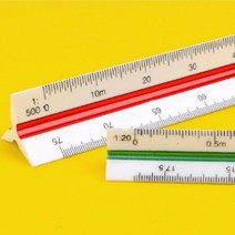 삼각 스케일자 제도 건축 측량 눈금 척도 저배율 15cm, 제품선택, 15cm - 저배율