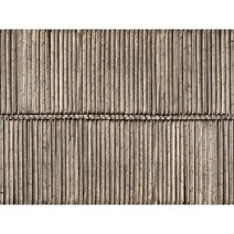 NOCH 56664 디오라마 미니어처 3D 모델링 시트 Timber Wall Grey 25 x 12.5 cm