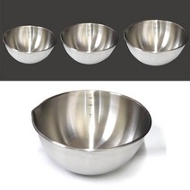 Su Kitchen 국산 스텐 믹싱볼 계량 고급 소 중 대, 스테인레스