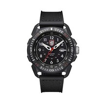 Luminox Ice-SAR Arctic XL.1001 남성용 시계 46mm - 날짜 표시 기능이 있는 블랙 밀리터리 크로노그래프 방수 사파이어 글래스 블랙 모던