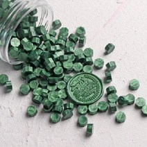 다양한 문양 씰링 왁스 세트 실링왁스 스탬프 실링왁스비즈 도장 실링 스탬프 복고풍 고대, pine green
