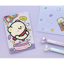 캐릭터 DIY카드 보석십자수 편지 여아추천 여성취미