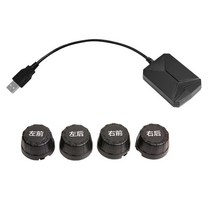 경보기 호출벨 차임벨 자동차 라디오 DVD 플레이어 타이어 압력 모니터링 시스템 안드로이드 USB TPMS 스페어 내부 외부 센서, [01] External, 01 External