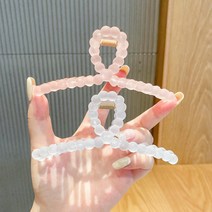 과세 여성스런 긴머리 묶기 대형 꼬임 왕 집게핀