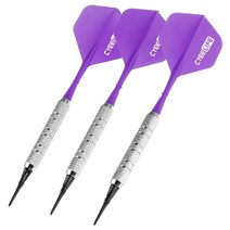 다트 cyeelife soft tip darts 18g dart 실내 스포츠 바늘 던지기 dartboard tip 스포츠 게임 3pcs, 협력사, [04] 보라색