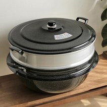 BUyuS가정용 찜기 50cm 곰솥 가마솥 2단 업소용굿딜 브이숍, 임페리얼 2단찜가마솥