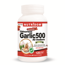 뉴트리돔 갈릭 500 100배농축 120정 냄새없는 마늘추출 마늘영양제 Garlic
