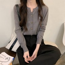 슬림핏 간절기 학생 여자 곰 가디건 상의 곰돌이 오버핏 데이트 봄옷 데일리 곰