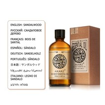 AKARZ-티 트리 에센셜 오일 천연 순수 식물 추출물 유기농 스킨 바디 마사지 케어 티, CHINA_100ml | Sandalwood