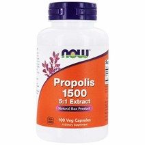 [해외직구] 나우푸드 프로폴리스 300mg 100 베지캡슐, 1개, 100정