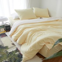 [르헤브] 모모 무봉제 소프트마이크로 옥수수솜 차렵이불 (Q퀸)