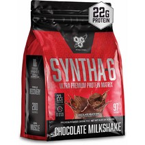 BSN 신타6 웨이프로틴 단백질 보충제 초콜렛밀크쉐이크 10lb 초코맛 48서빙 4.56kg