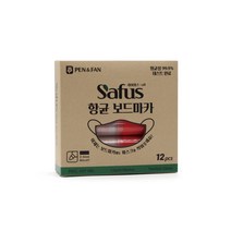 세이퍼스 항균 보드마카 액상형(12개입), 1개, 적색(12개입)