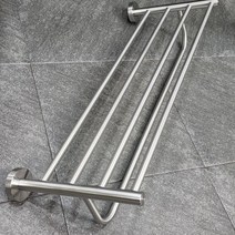 무광 스텐레스 수건선반 2단, AJDY61215, 1개