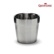 퀸센스 스테인레스 304 이중 진공 물컵 캠핑컵 등산컵 스텐컵 165ml