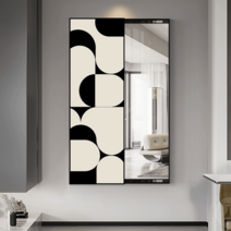 현관거울 디자인전신거울 신발장전신거울 400, 40x120cm (75x120cm), 우측형, C타입