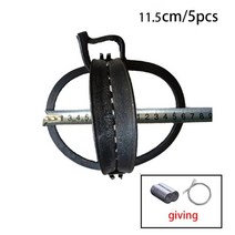 멧돼지 잡는 덫 동물 토끼 쥐 수달 스프링 트랩, 11.5cm 5개
