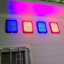 구조용 사이렌 구급차 앰뷸런스 LED 긴급차량 지게차 적색 경광등 비상등, 빨간색