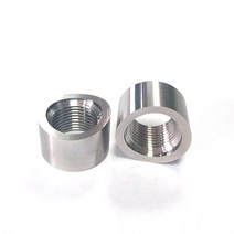 2pcs m18x1.5 02 산소 센서 기본 갭 곡선 노치 너트 용접 마개 라운드 너트