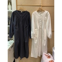 (네츄럴원피스)al 버니 브이넥 레이스 코튼 원피스 예쁜ops 네츄럴한 사랑스러운