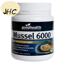 굿헬스 뉴질랜드 초록입홍합 머슬 6000mg Good Health Mussel 해외직구, 1개, 60정