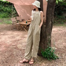에브리나나 / 바스락 밑단스토퍼 점프수트
