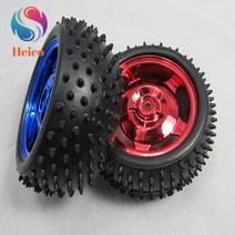 85MM 고무 DC 드라이브 기어 모터 휠 타이어 스마트 로봇, 3mm Coupling