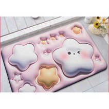 입체발매트 현관 빨아쓰는 규조토 귀여운 3D