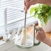 영앤동 물병 컵 커피포트 텀블러 세척 솔 클리너 브러쉬 3종 (A5248ea456), 쿠팡 영앤동 3.지름7x40cm솔