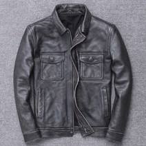MK1081 천연소가죽 남성 가죽자켓 빈티지 라이더자켓