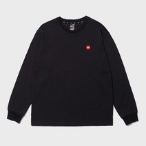 스타일 고데어 롱슬리브 라운드 티셔츠 블랙 CA21STL301BLK