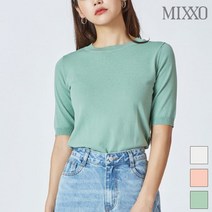 미쏘 솔리드 썸머 반팔니트 MIWKA971QT