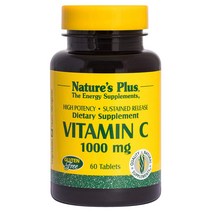 네이처스플러스 비타민 C 1000mg 글루텐 프리 타블렛, 60개입, 1개