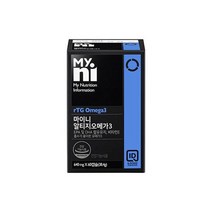 일동제약마이니 알티지오메가3 60캡슐 30일분, 단일수량, 단일개당 용량/중량/정