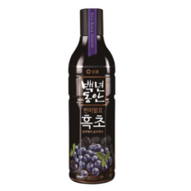 샘표 백년동안 현미발효 흑초 블랙블루베리 900ml 1개