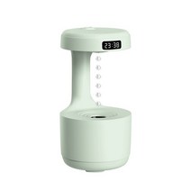 무중력가습기샤오미 800ML 중력 USB 가습기 초음파 공기 청정기 Levitating 물방울 안개 메이커 Fogger LED, 02 Green