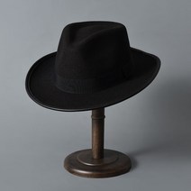 중절모자 정장모자 남성 페도라 여성 패션 재즈 모자 가을과 겨울 커피 모직 블렌드 캡 야외 캐주얼 댄스 모자 lm03