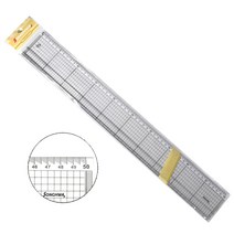송화 각도기 삼각자 수학 학습 준비물, 직자_50cm, 1개