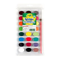 크레욜라 수채화물감 고체형 24색